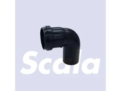 Pp Zwart Bocht 50mf 90°