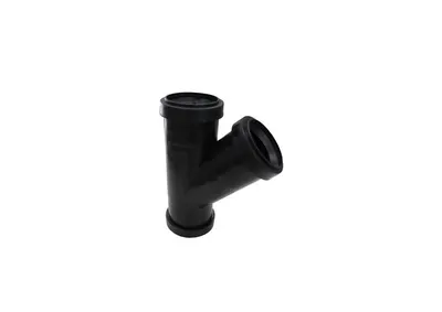 Pp Zwart T Stuk 75 mm 45° Fff