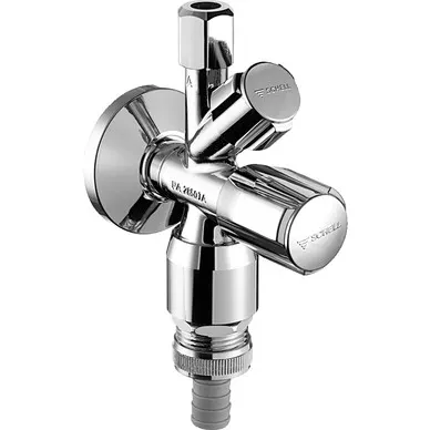 Promo Schell Dubb Service Tap + Check Valve 1/2