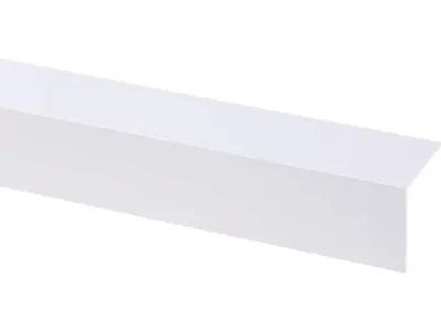 Pvc Hoek 35 mm Wit