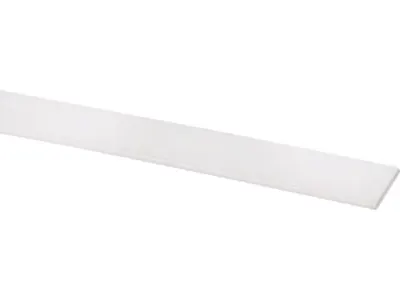 Tige Plate Pvc 20 mm Blanc