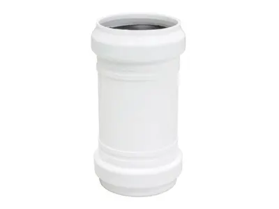 Pvc Schuifmof Wit 50 mm