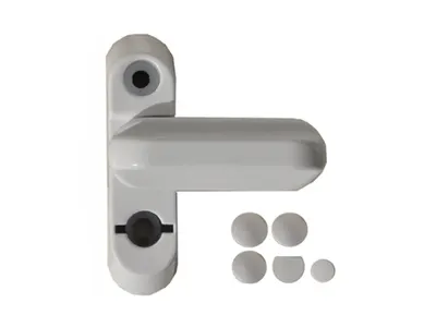 Window Latch, White 20x75mm