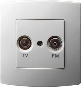 Radio/tv Antenne Stopcontact Ral9016