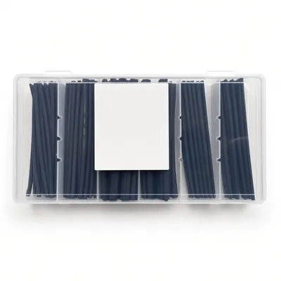 Rainbow Heat Shrink Tubing Assorted Black