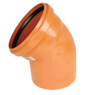 Rioolbocht 160 mm 45° Mf R/b