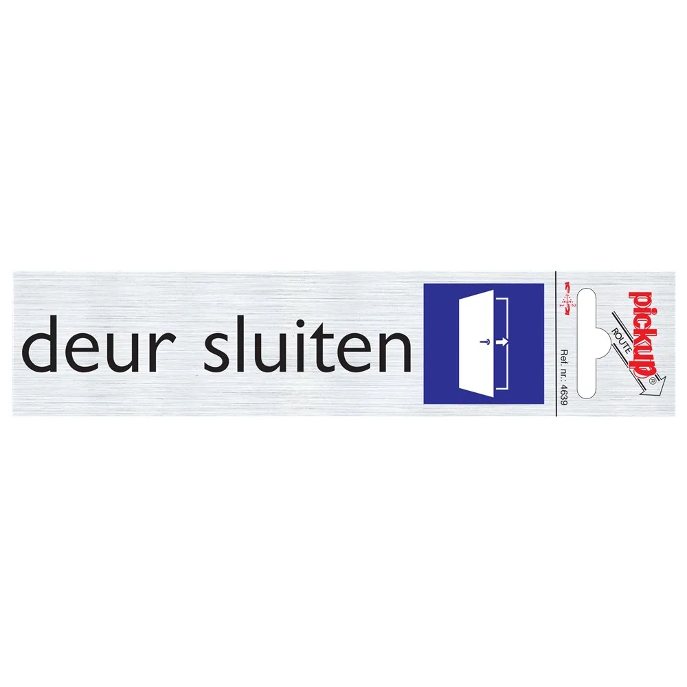 Route Alulook 164x44 Deur Sluiten