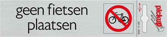 Route Alulook 164x44 Geen Fietsen
