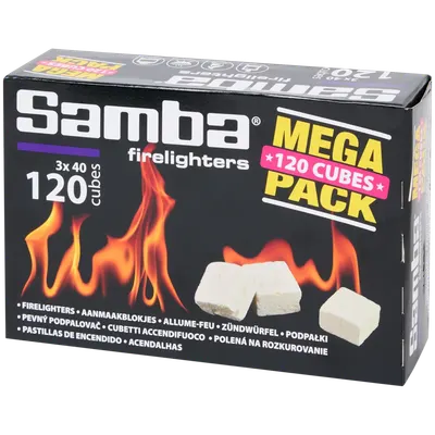 Samba Firelighters White 120pcs