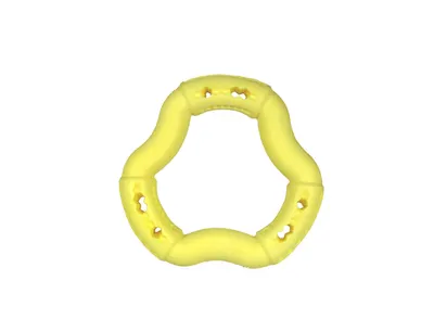 Samy Dog Bague Tpr Jaune 12 cm Vanille