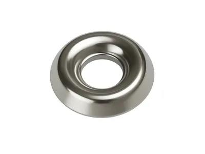 Screw Rosettes, Mess. Vernick. 5.5 X 15 mm