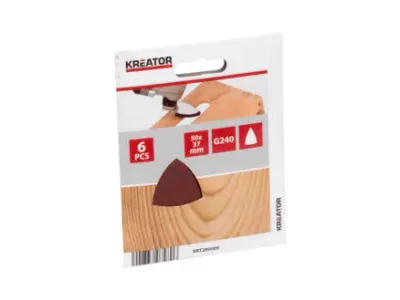 Papier Abrasif Triangulaire 50x37mm - G240 - 6 Pcs