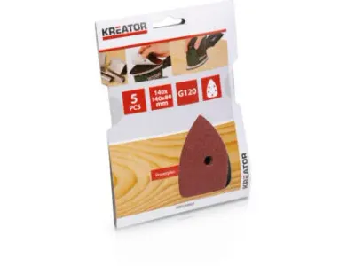 Papier Abr. Ponc. Palme 140x140x80mm - G120 - 5 Pcs