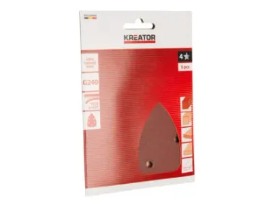 Papier Abrasif Ponc. Palme 140x140x80mm - G240 - 5 Pcs