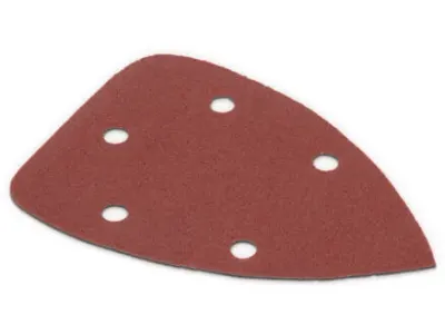Papier Abrasif Ponc. Palme 140x140x80mm - G80 - 5 Pcs