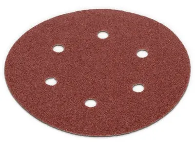 Papier Abrasif Circ. Ø 150 mm - G60 - 5 Pcs