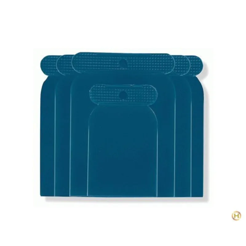 Set of 4 Plaster Slats Plastic Blue