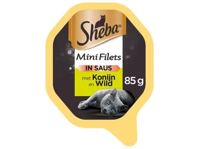 Sheba Mini Filets Sauce Lapin/gibier 85 g