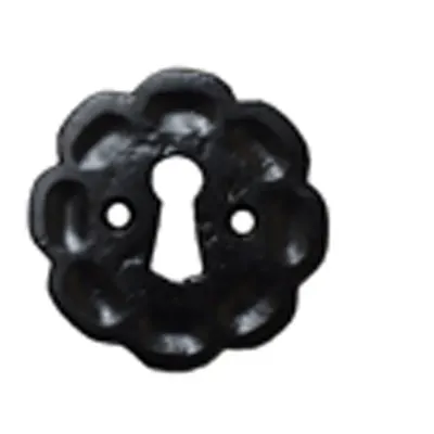 Keyhole Plates Black 56 mm