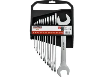 Sleutelset 6-32 mm Dubbele Steeksleutel - 12 St.