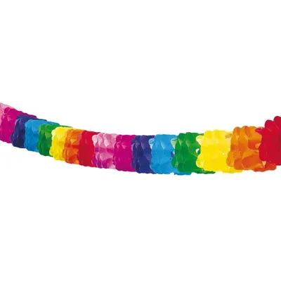 Garland Paper Colored 4 m