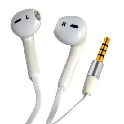 Smartphone Handsfree Oordop Wit Jack 1