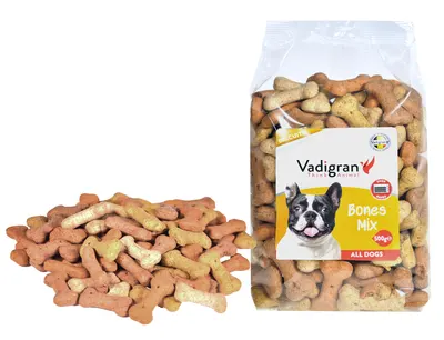 Snack Hond Biscuits Bones Mix 500 g 2