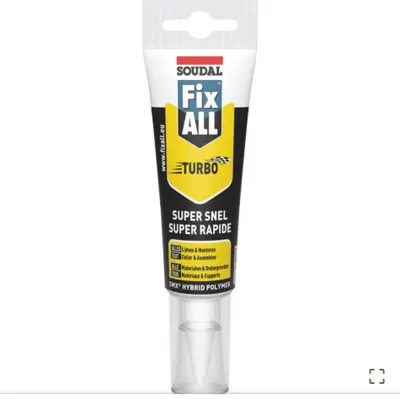 Soudal Fix All Turbo 20min Zwart