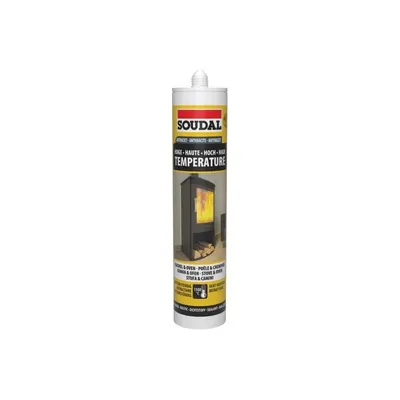 Soudal Mastic Haute Température Anthracite 290 ml