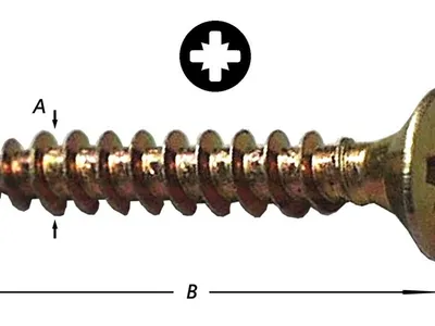 Chipboard Screws Flat Head 4.0 X 35 mm