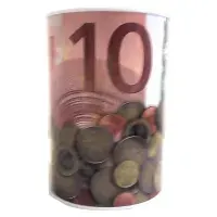 Spaarpot Euro 10x12cm 6