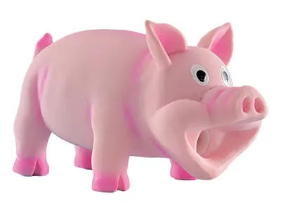 Speelgoed Hond Latex Varken Roos 15 cm 1
