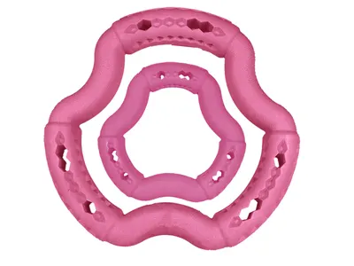 Speelgoed Hond Ring Red Frutti 12 cm 5