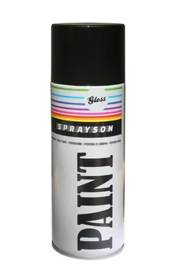 Spray Can Black Ral 9005 400 ml