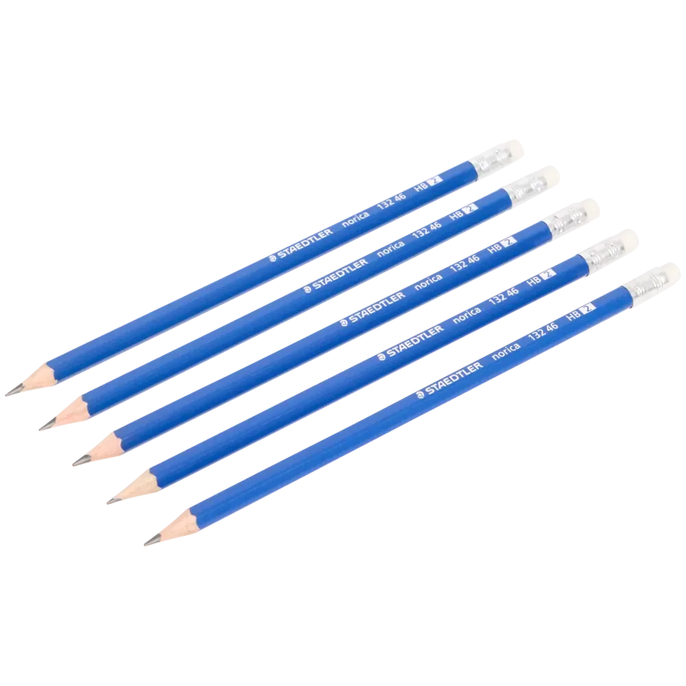 Staedtler Potloden 5st met Gum 1