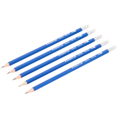 Staedtler Potloden 5st met Gum 1