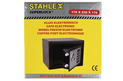 Stahlex Kluis Elektronisch 170 X 230 X 170 6
