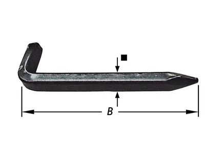 Steel Staples, Square 2.5 X 40 mm