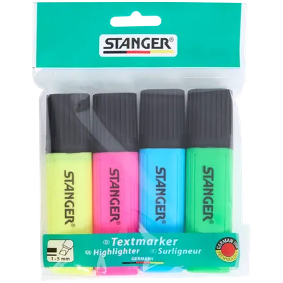Stanger Markeerstiften 4st 2-5 mm Div Klr 2