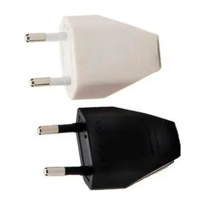 Plug Flat 2p Black Male