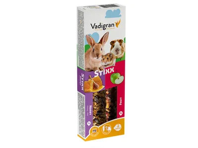 Stixx Konijn, Cavia, Hamster Honing&fruit(2 in 1) 1