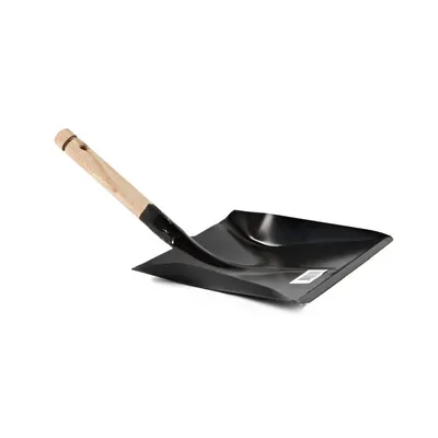 Stofblik Zwart met Houten Handvat 1