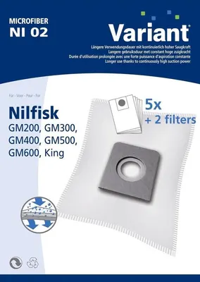 Dust Bag Nilfisk Ni02 Microfiber