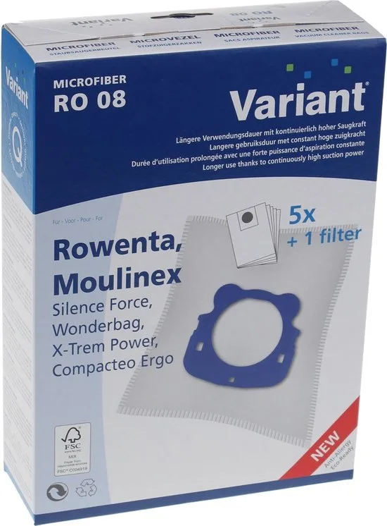 Stofzuigerzak Rowenta Ro08 1