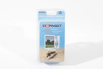 Moustiquaire Stop Insectes Avec Velcro 130x150cm Blanc