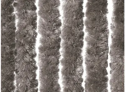 Rideau À Lanières Lavable Taupe