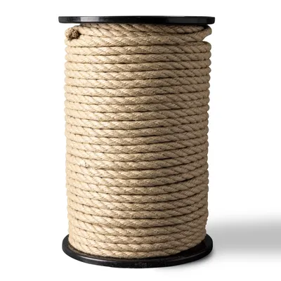 Synthetic Flax Rope (Hempex) 10 mm — Uv-Resistant, Natural Look (per Metre)