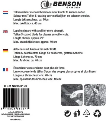 Takkenschaar Aambeeld High 5