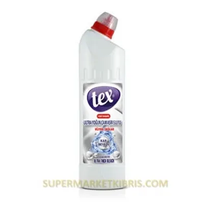 Tex Ultra Javel 750 ml 810gr 18 Pièces Blanc Neige