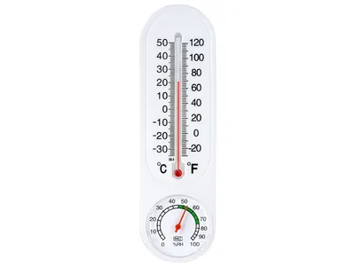 Thermometer met Hygrometer 22 cm 4
